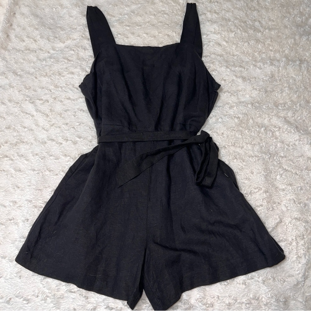 H&M Black Jumpsuit with Belt